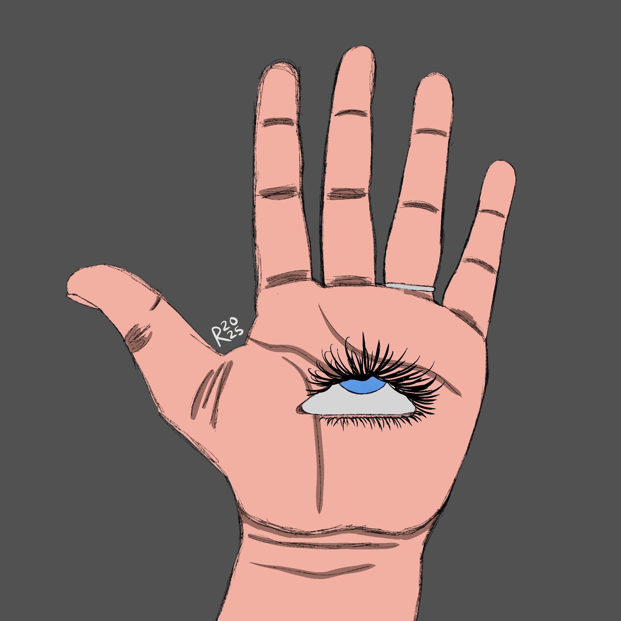 Hand w/ Eye Drawing