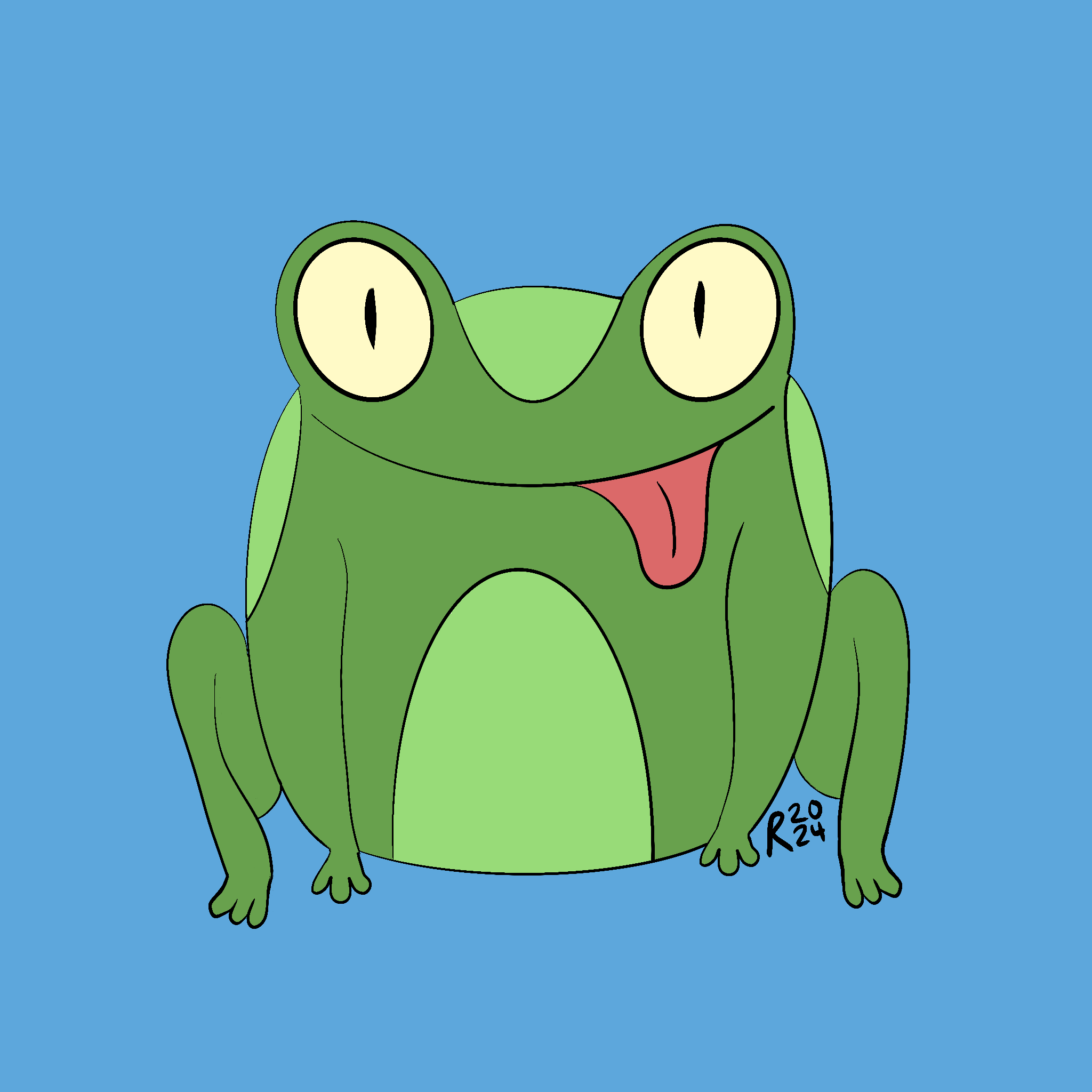 Frog Drawing